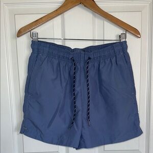 Blue Drawstring Shorts